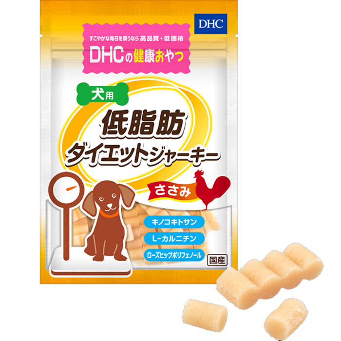 犬用 国産 低脂肪ダイエットジャーキー ささみ  DHCの健康おやつ 100g