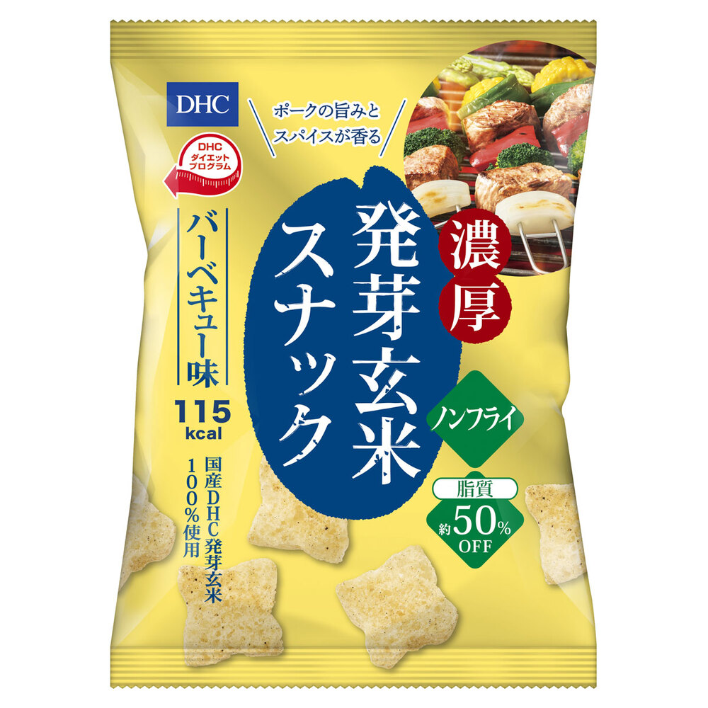 DHC 濃厚 発芽玄米スナック バーベキュー味 25g