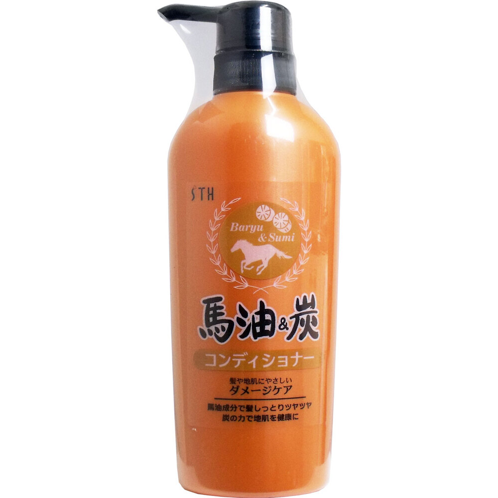 馬油＆炭 ダメージケア コンディショナー 400mL