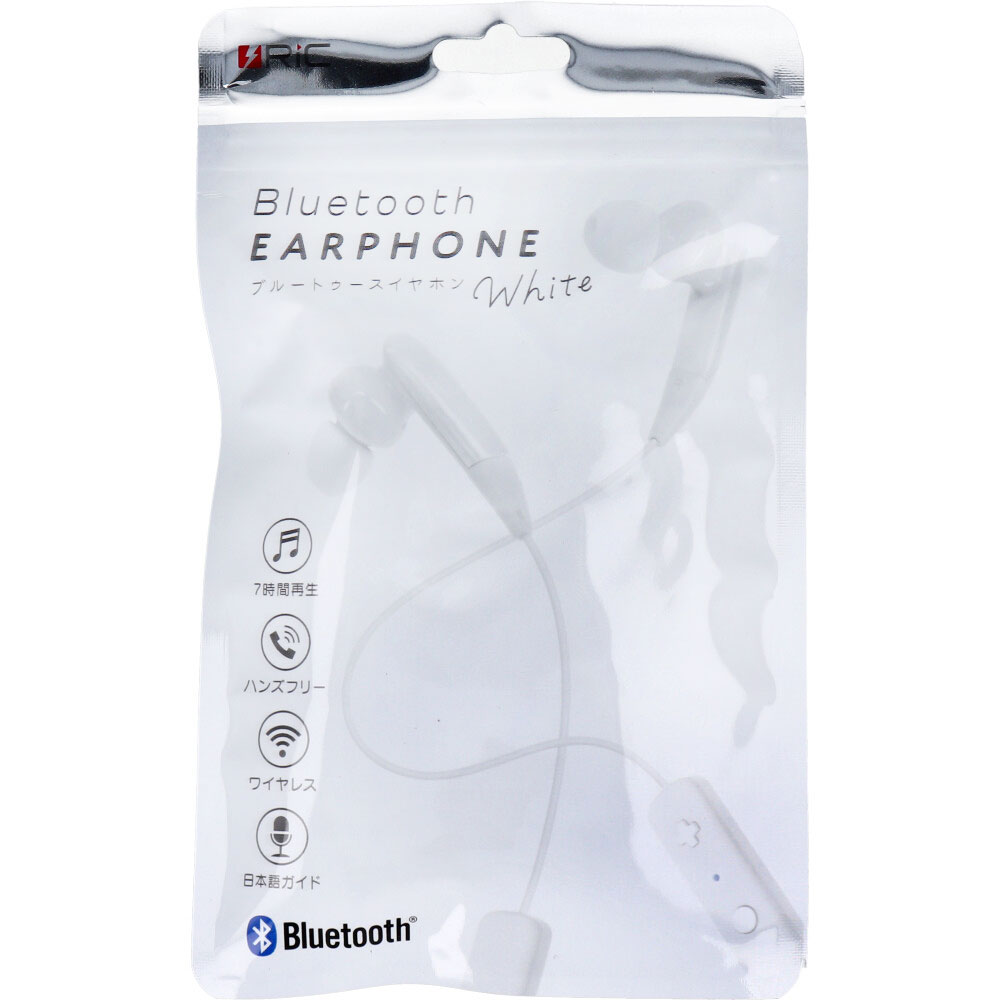 RiC Bluetoothイヤホン BT0018 ホワイト