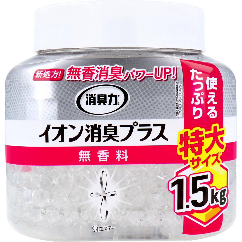 消臭力 クリアビーズ イオン消臭プラス 特大 無香料 1.5kg