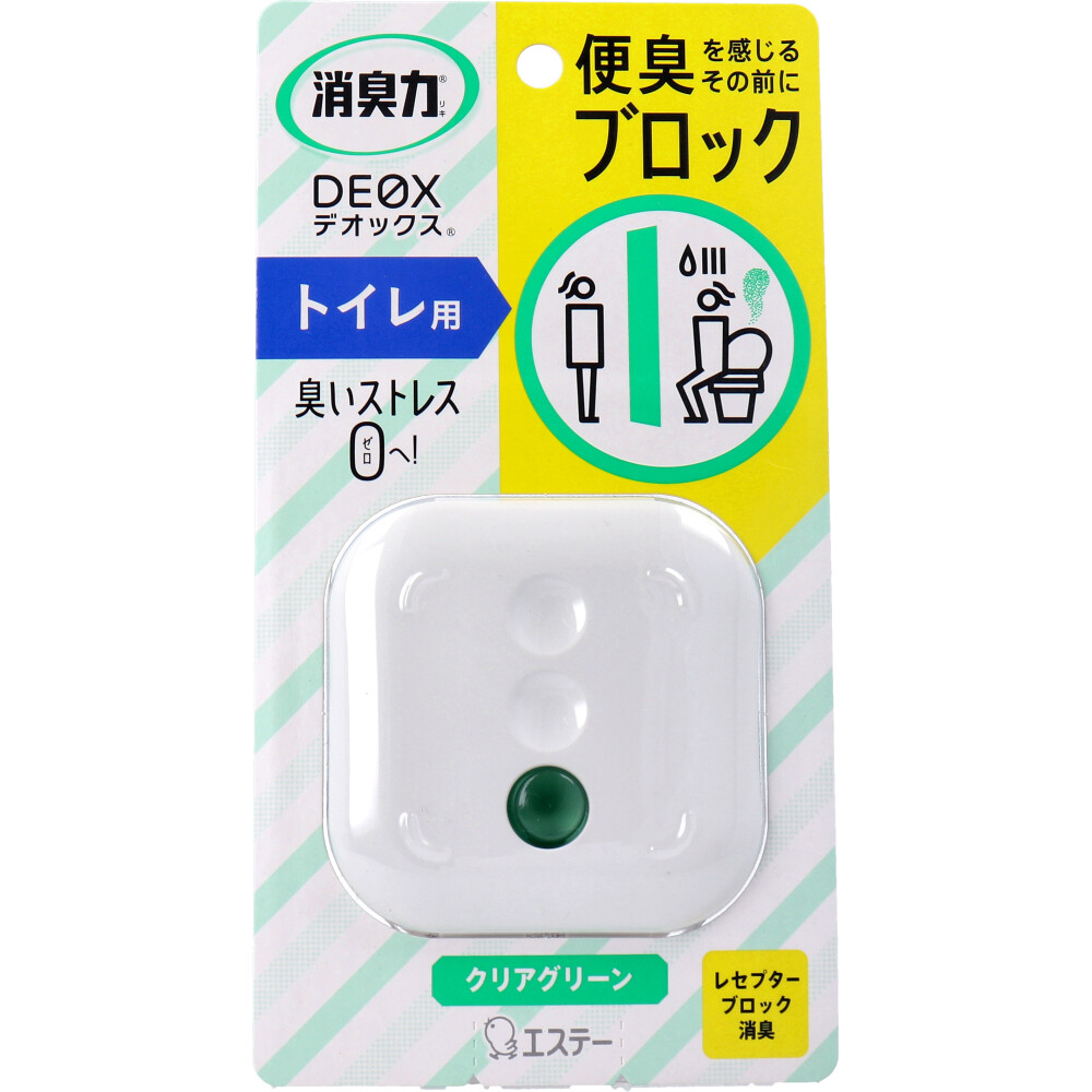 消臭力 DEOX トイレ用 本体 クリアグリーン 6mL