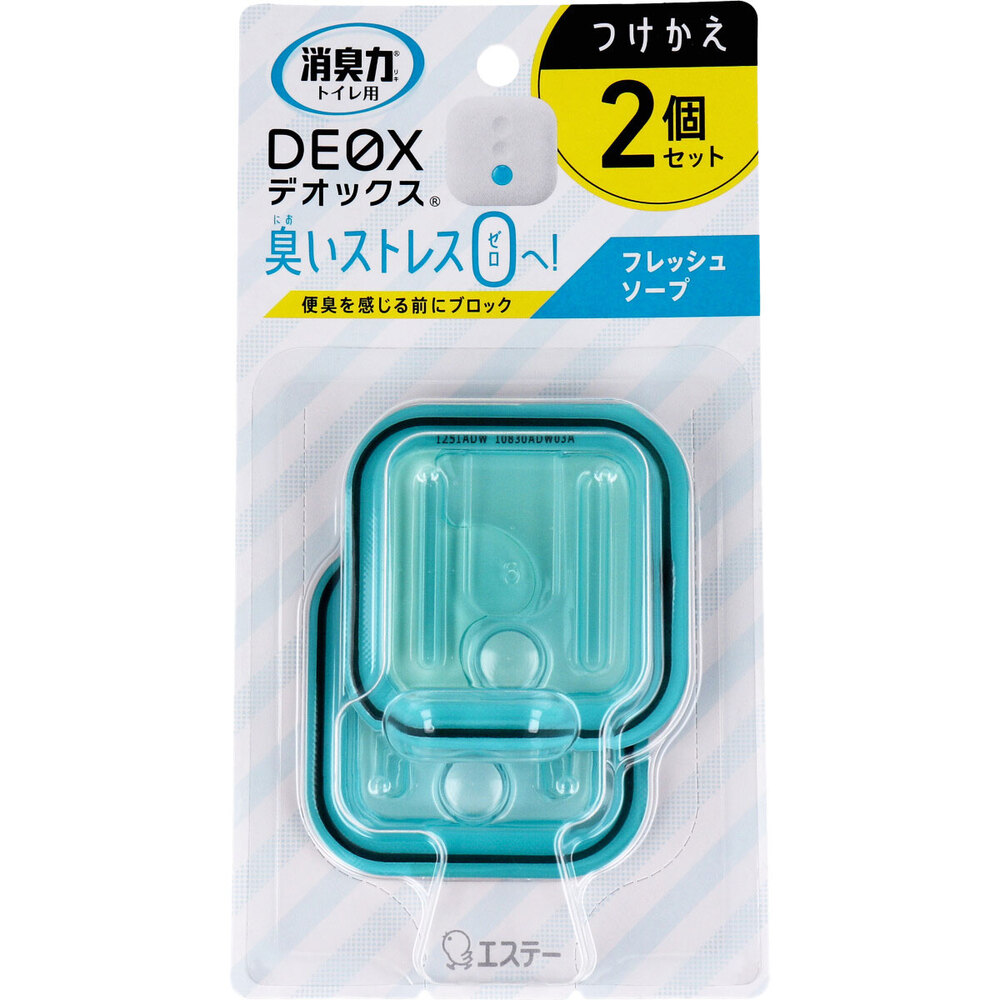 消臭力 DEOX トイレ用 つけかえ フレッシュソープ 6mL×2個セット