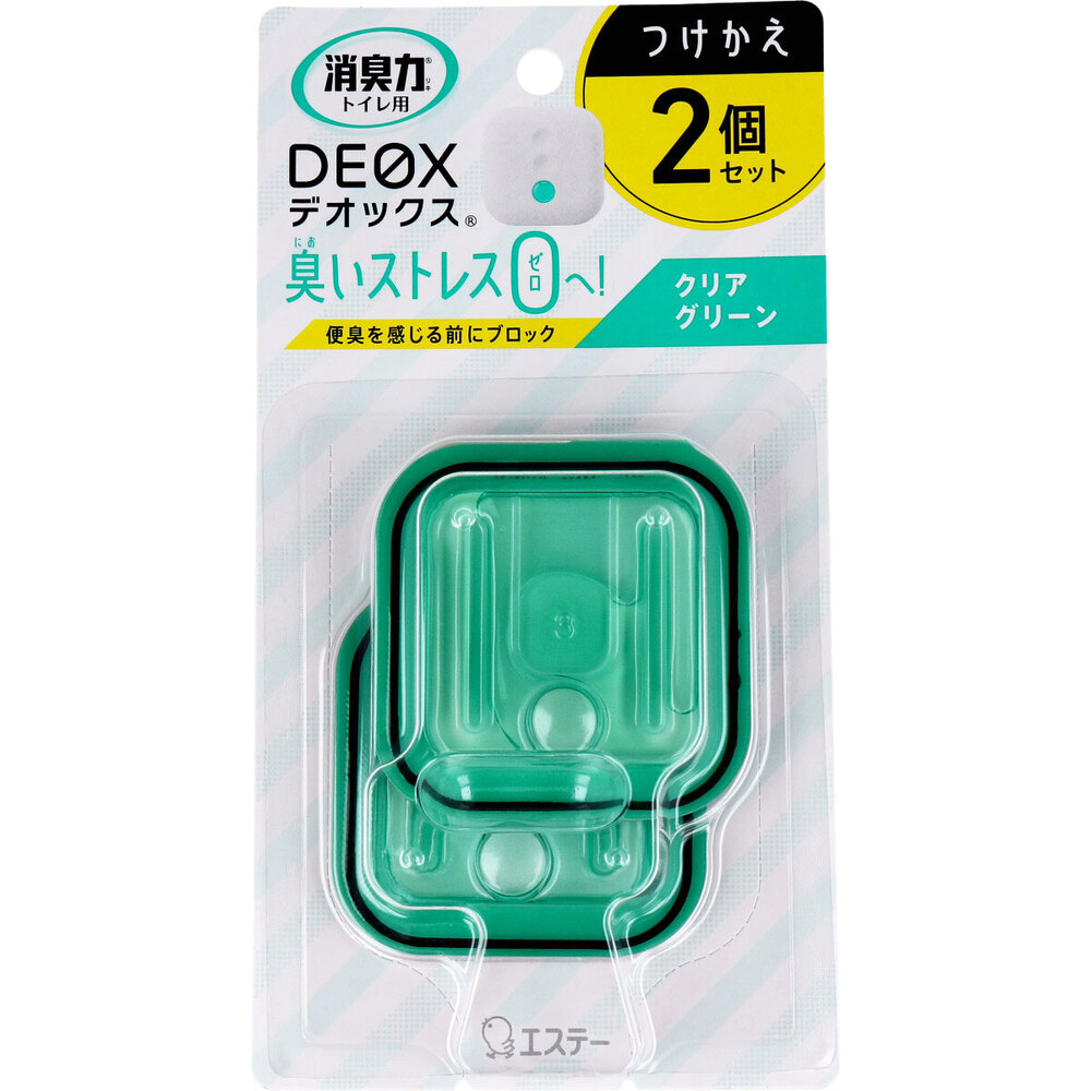 消臭力 DEOX トイレ用 つけかえ クリアグリーン 6mL×2個セット