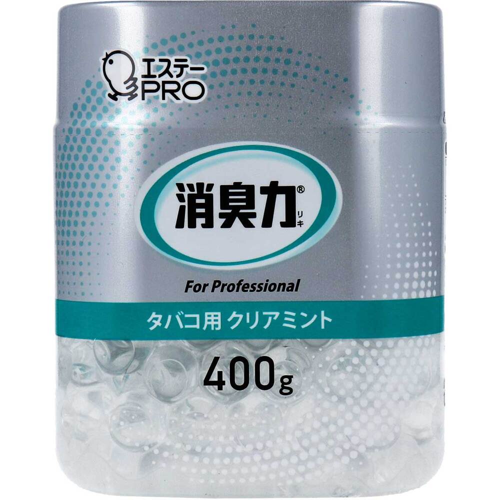 消臭力 業務用 ビーズタイプ 本体 タバコ用 クリアミント 400g