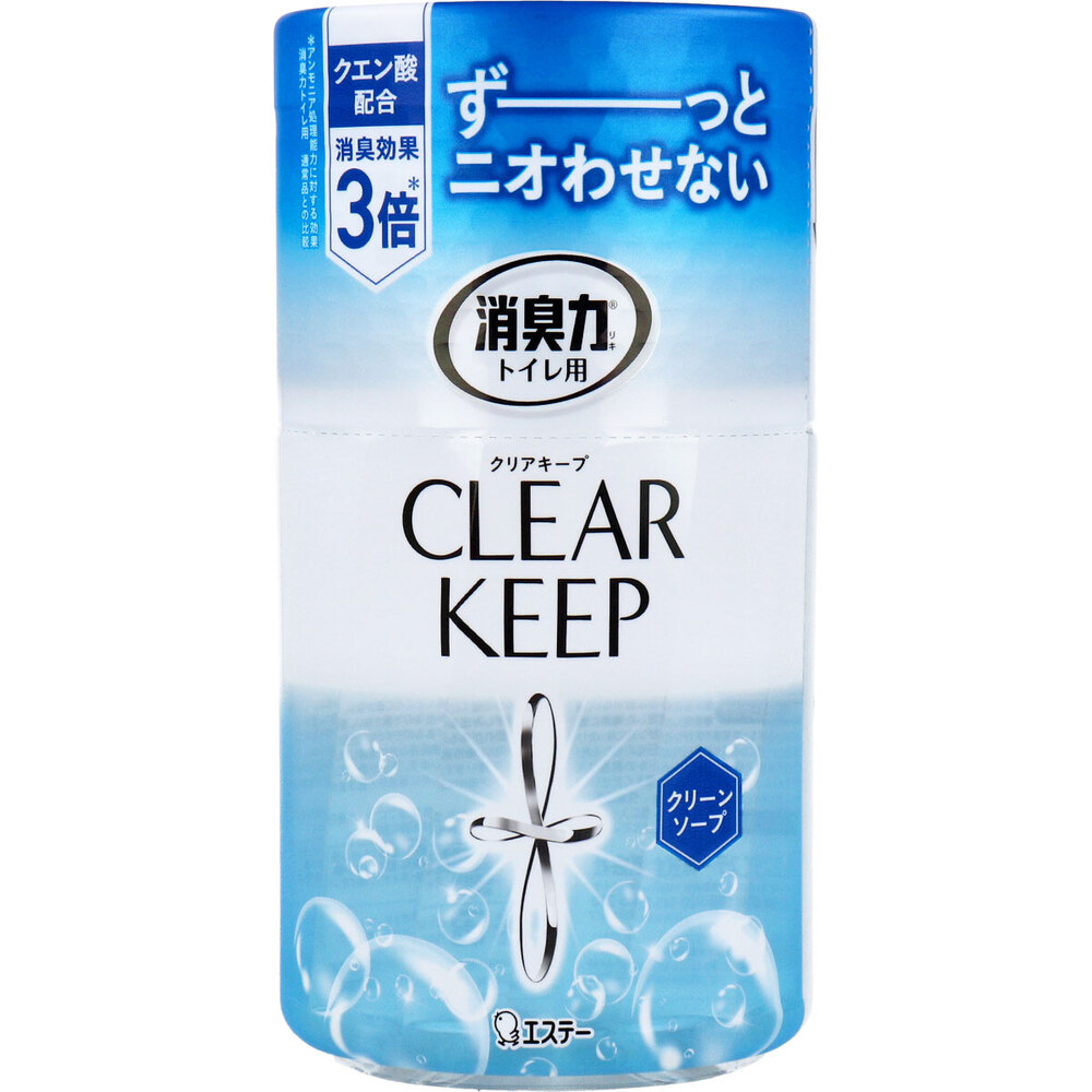 消臭力 トイレ用 CLEAR KEEP クリーンソープ 400mL