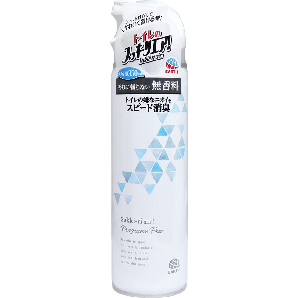 トイレのスッキーリエア！ Sukki-ri air！ スプレー 無香料 350mL