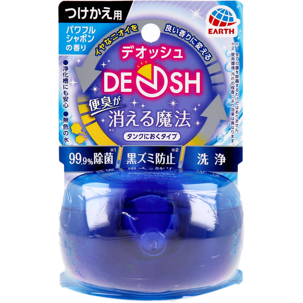 DEOSH デオッシュ タンクにおくタイプ つけかえ パワフルシャボンの香リ 65mL