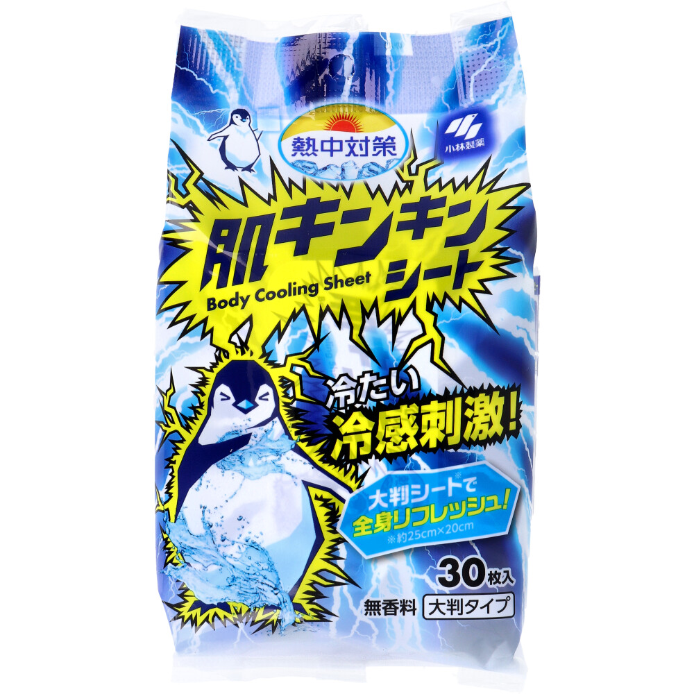 熱中対策 肌キンキンシート 無香料 30枚入