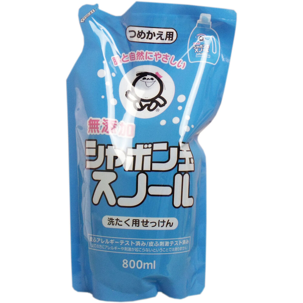 無添加シャボン玉スノール 液体 詰替用 800mL