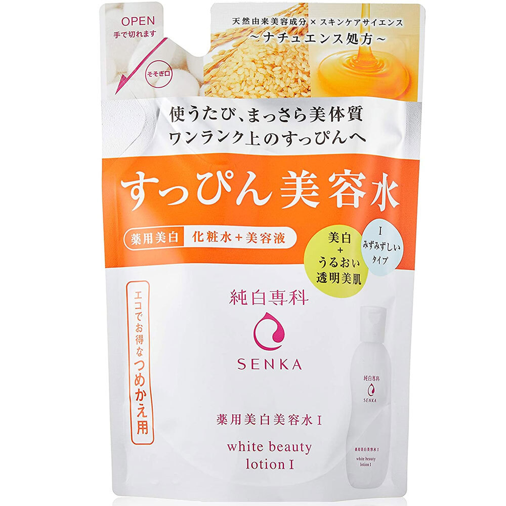 純白専科 すっぴん美容水I 薬用美白化粧水 つめかえ用 180mL