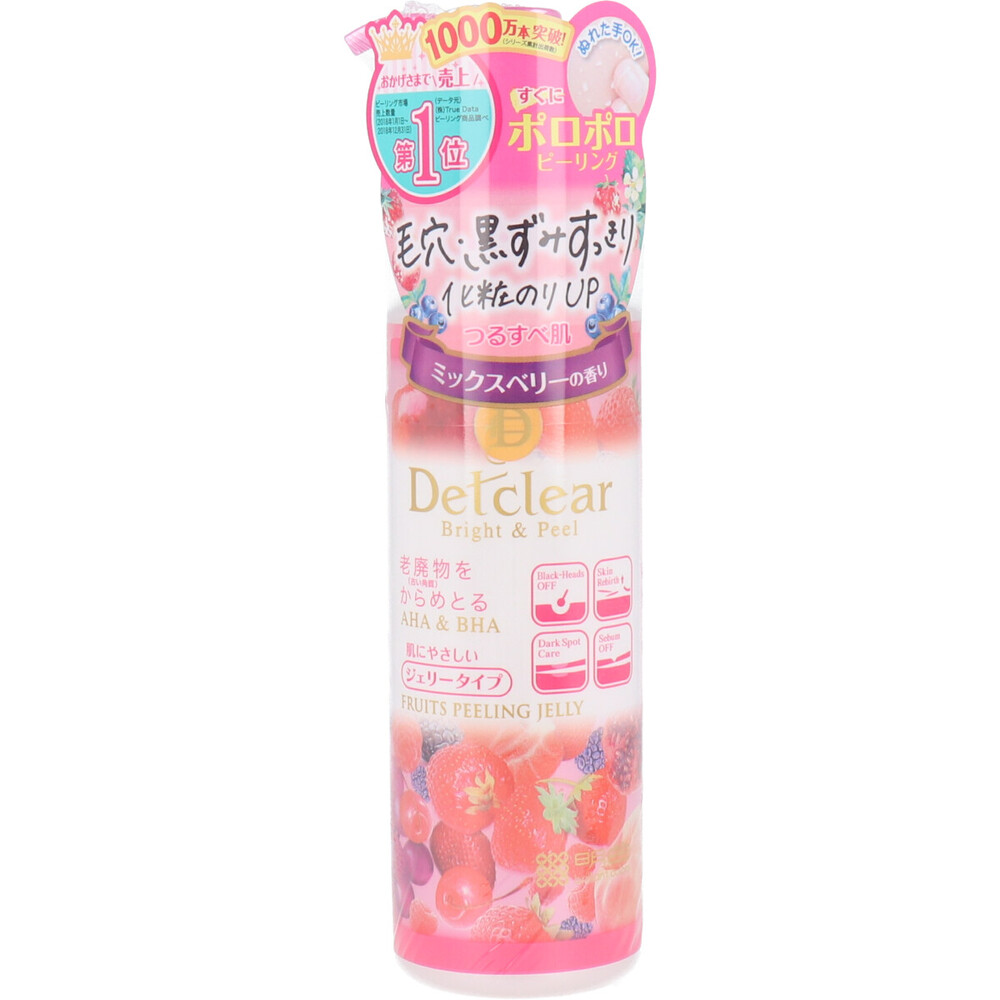 DETクリア ブライト＆ピール ピーリングジェリー ミックスベリーの香り 180mL