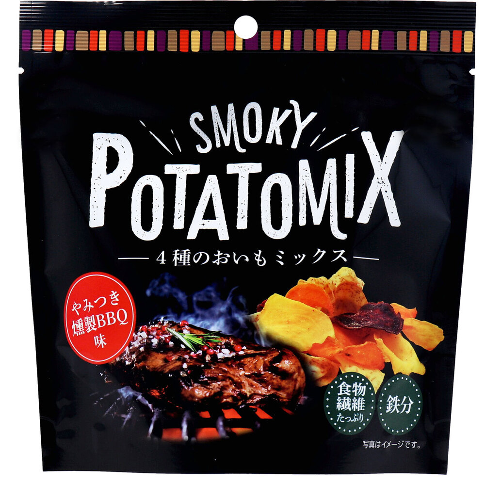 スモーキーポテトミックス 4種のおいもミックス やみつき燻製BBQ味 25g