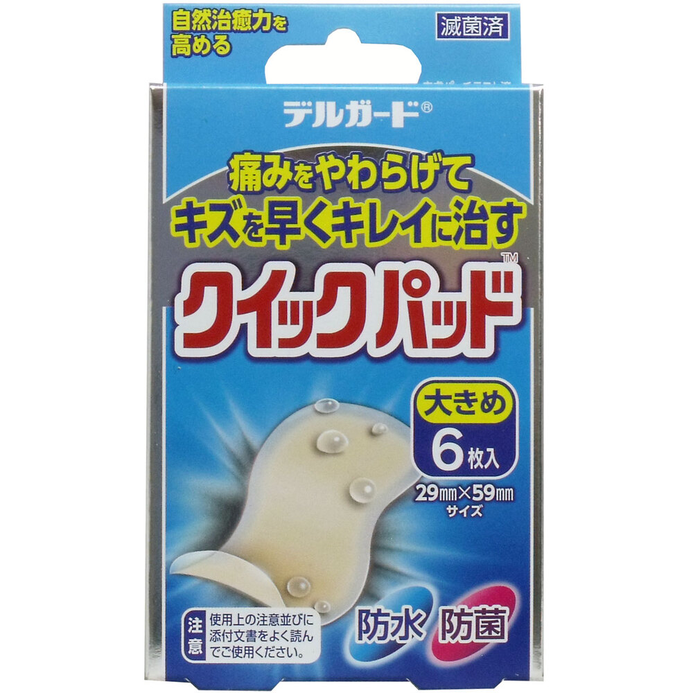 デルガード クイックパッド 大きめ 6枚入