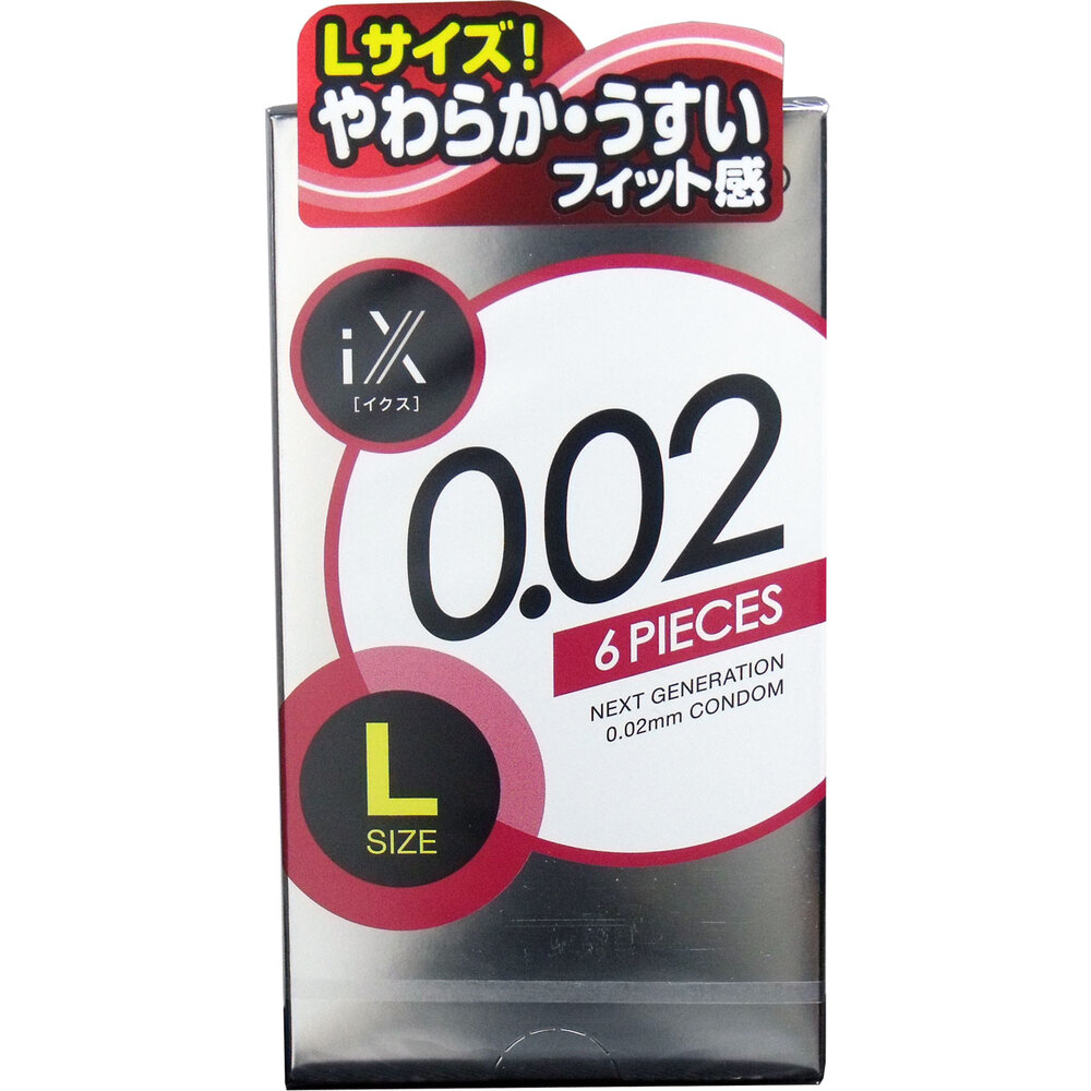 イクス 0.02 1000 ラージ(Lサイズ) 6個入