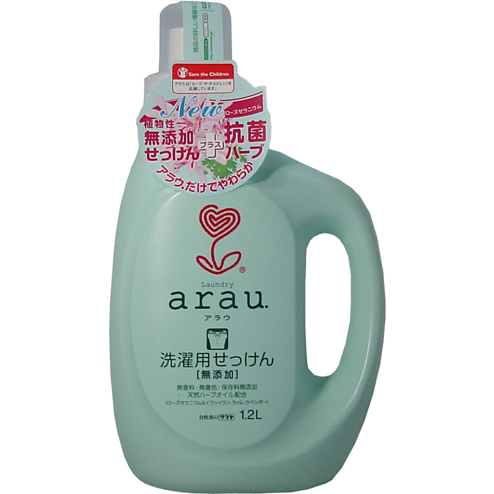 arau.(アラウ)洗濯用せっけんゼラニウム 本体 1.2L