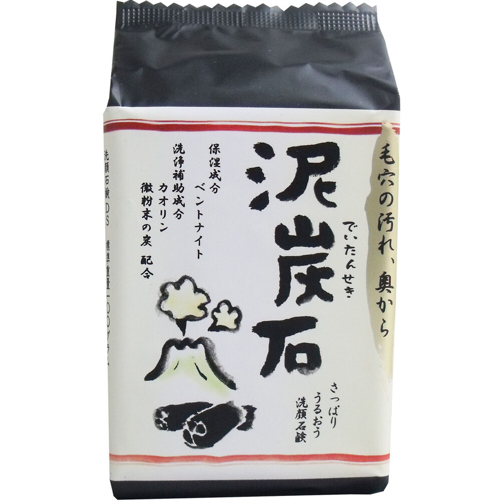 泥炭石 洗顔石鹸 100g