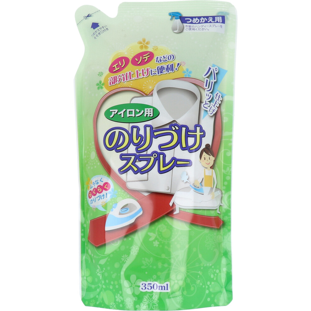 ラクラクのりづけスプレー アイロン用スプレーのり 詰替用 350mL