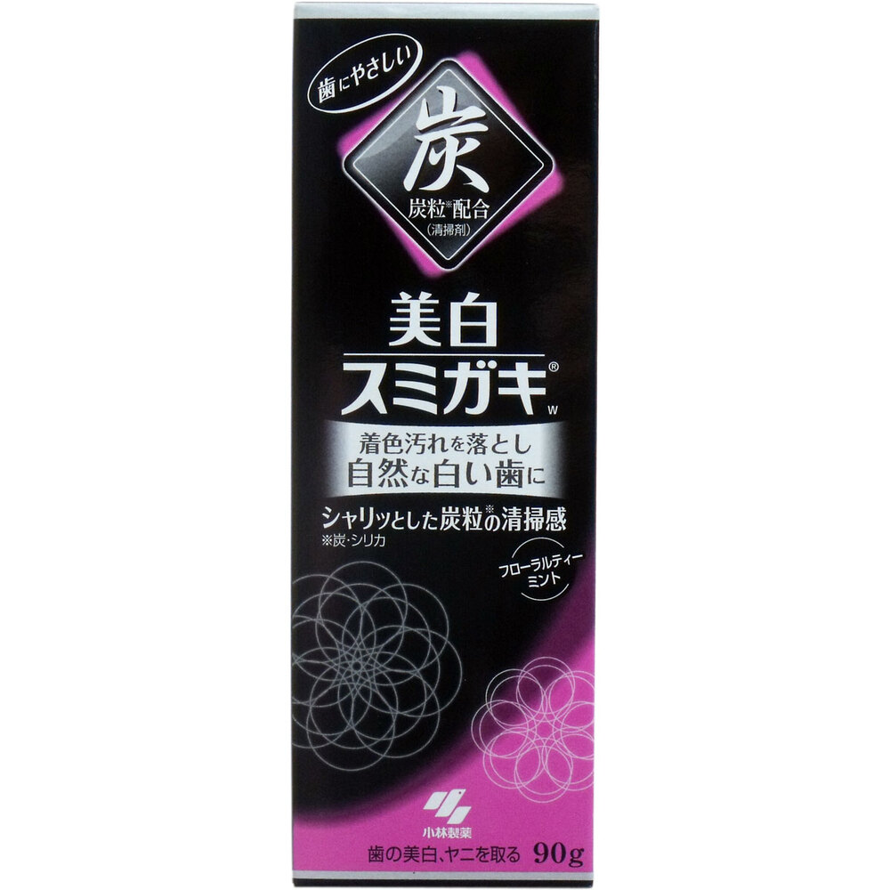 小林製薬 炭粒配合 美白スミガキ 90g入