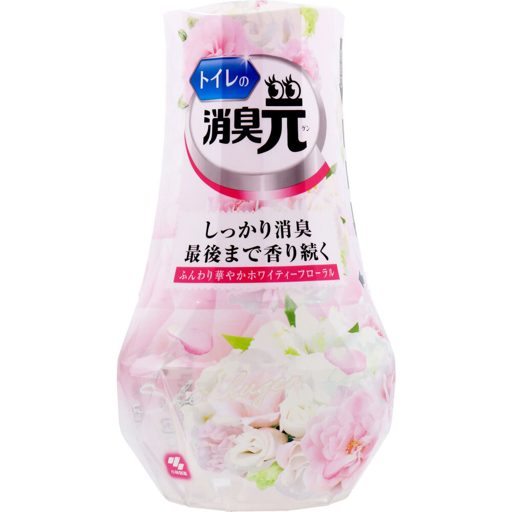 トイレの消臭元 ふんわり華やかホワイティーフローラル 400mL