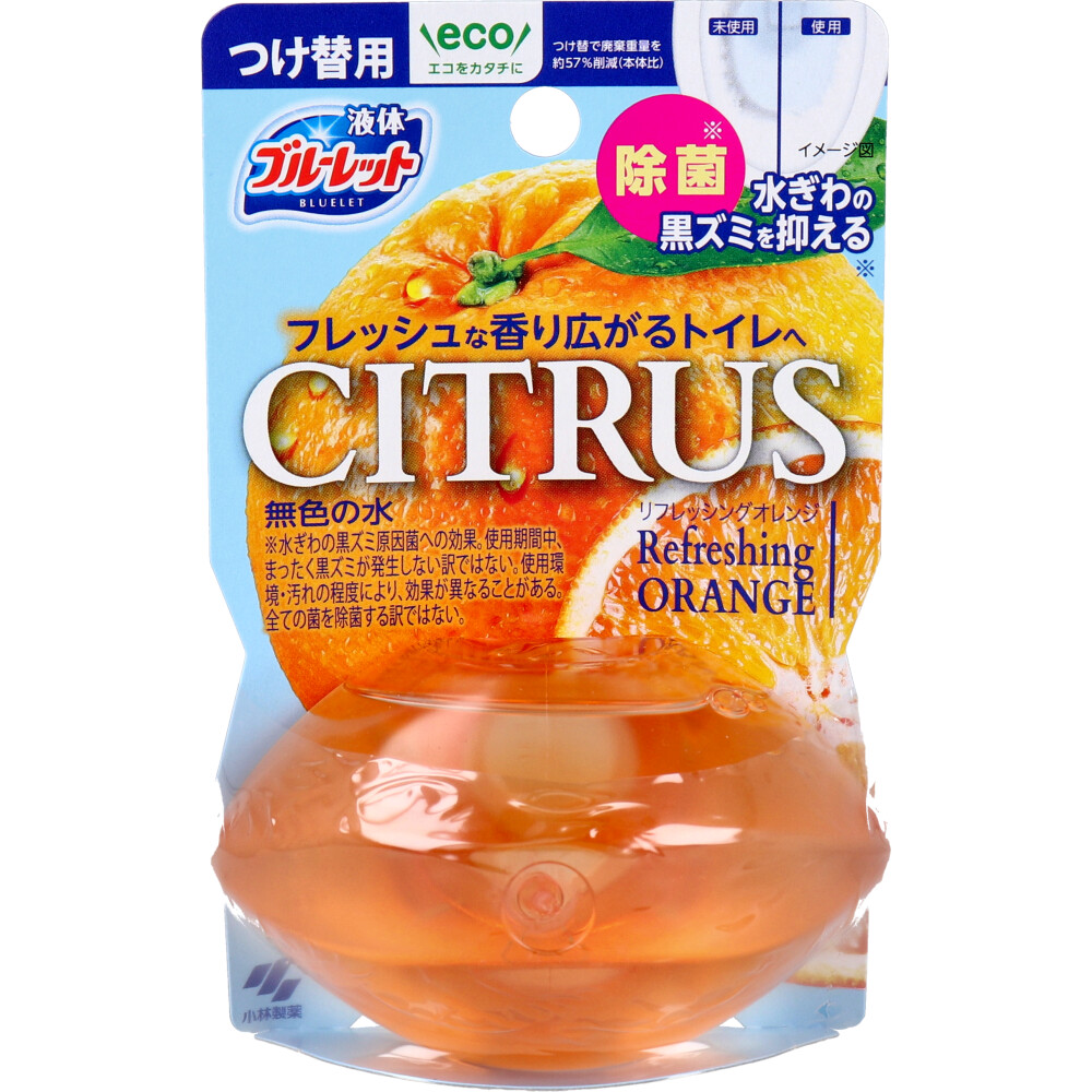 液体ブルーレット 除菌シトラス つけ替用 リフレッシングオレンジの香り 70mL